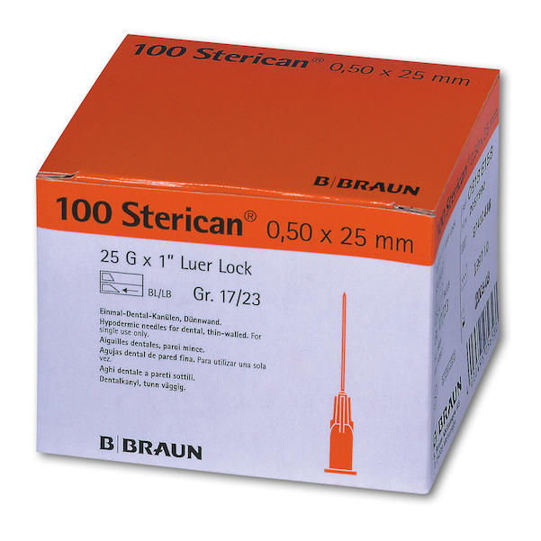 Sterican Einmalkanülen, Dental-Anästhesie