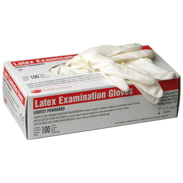 100 Stück: DE-Latex-Handschuhe, puderfrei