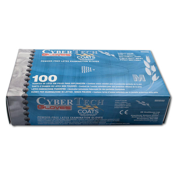 100 Stück: Latexhandschuhe Coats puderfrei