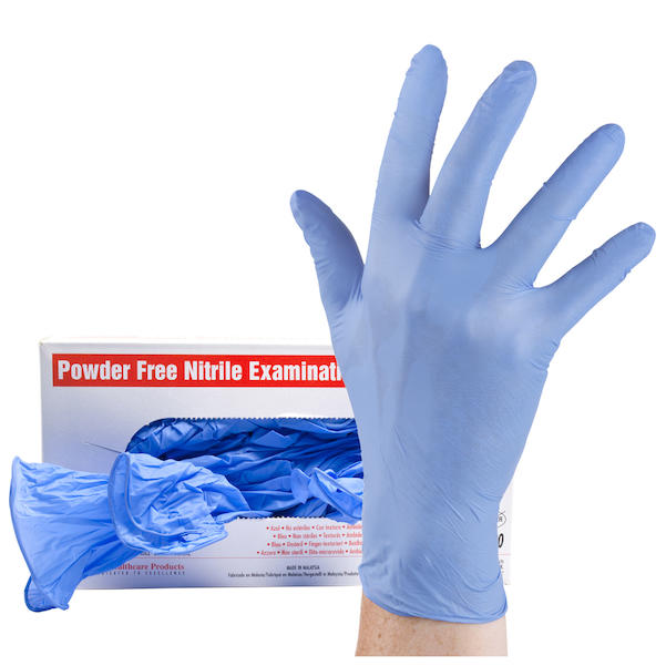 DE-Nitril-Handschuhe blau