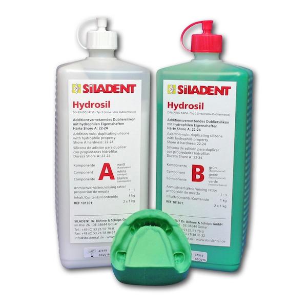 Hydrosil 1:1 Komponente A + B, weißer Spender, große Öffnung