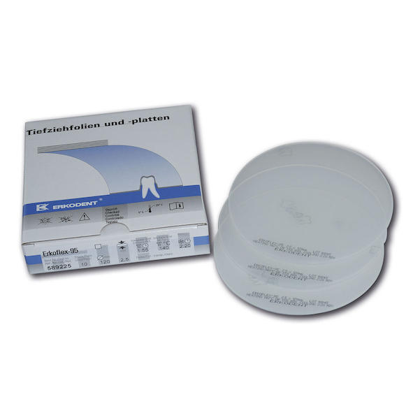 Erkoflex-95 transparent, mit Isolierfolie, Ø 120 mm (rund)