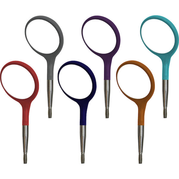 Zirc Crystal HD Mundspiegelansätze - Metallic Sortiment