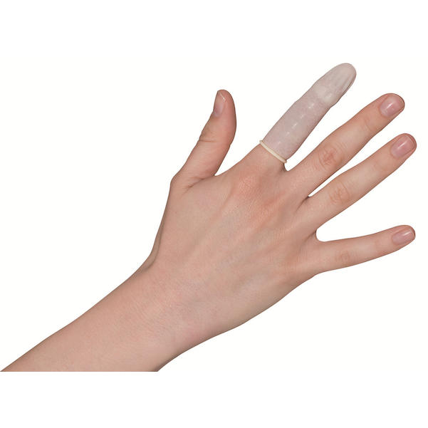 Latex-Einmalfingerlinge
