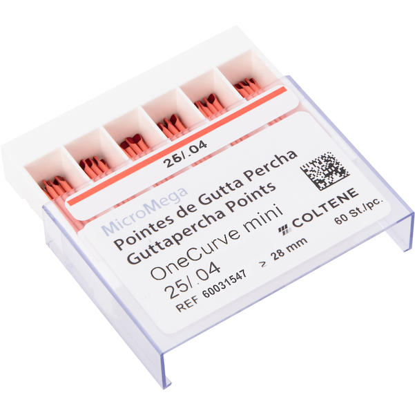 MicroMega One Curve™ mini Guttaperchaspitzen