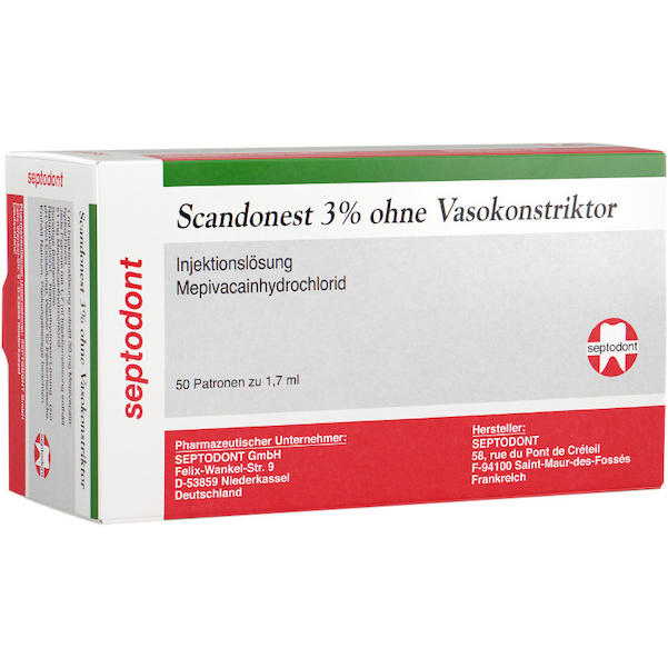 Scandonest 3 % ohne Vasokonstriktor
