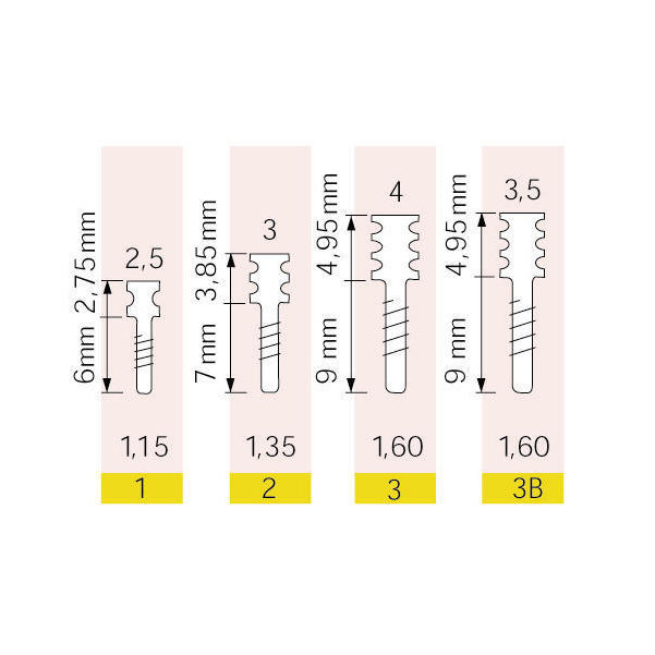 Radix-Anker® Standard - Nachfüllpackung Titan