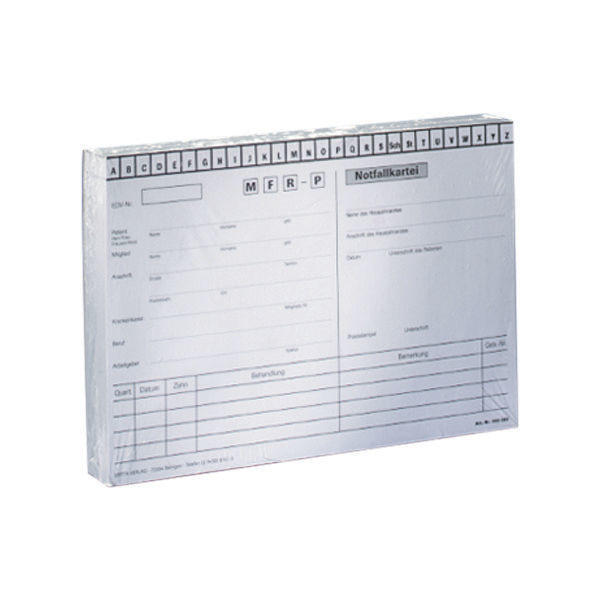 Notfallkartei, 2-fach