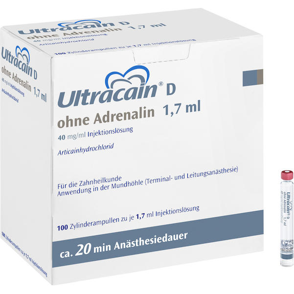 Ultracain D ohne Adrenalin