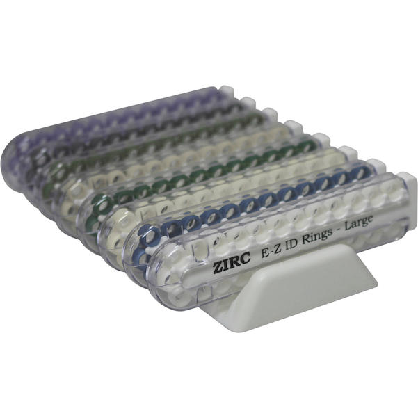 Zirc EZ-ID Markierungsringe, groß (Ø 6 mm) - Sortiment