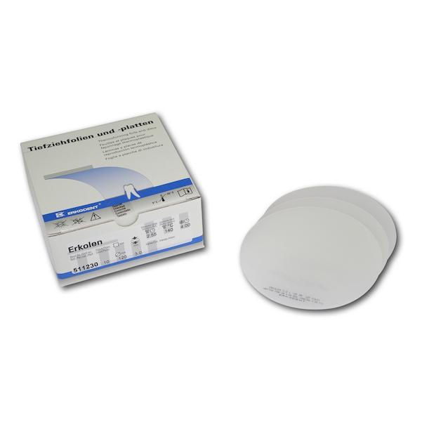 Erkolen transparent, mit Isolierfolie, Ø 120 mm (rund)