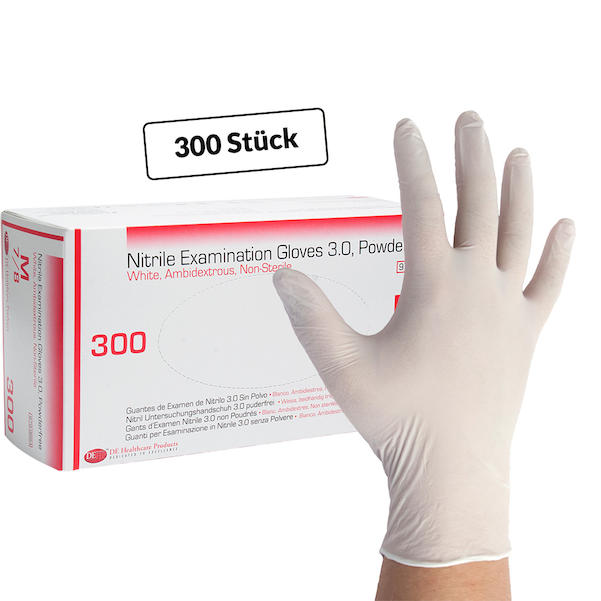 DE-Nitril-Handschuhe 3.0 weiß