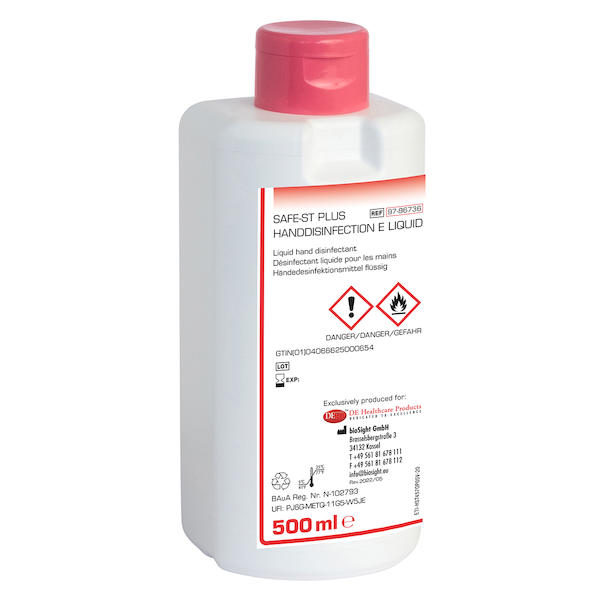 DE-Safe-ST Plus Händedesinfektionsmittel flüssig