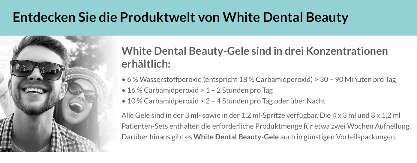 Entdecken Sie die Produktwelt von White-Dental-Beauty